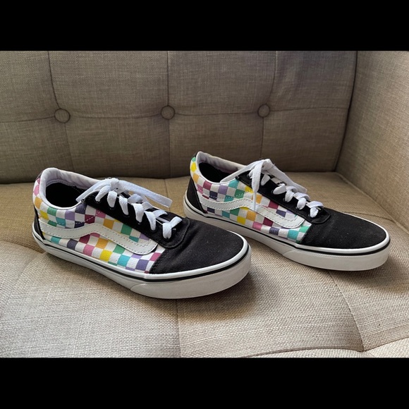 Vans patchwork & checkerboard size 6 - Picture 3 of 11
